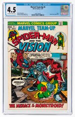 MARVEL TEAM-UP #5 NOVEMBER 1972 CGC 4.5 VG+.