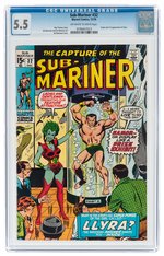 SUB-MARINER #32 DECEMBER 1970 CGC 5.5 FINE- (FIRST LLYRA).