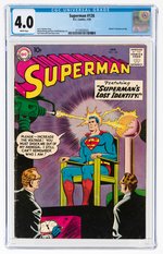 SUPERMAN #126 JANUARY 1959 CGC 4.0 VG.