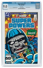 SUPER POWERS #1 SEPTEMBER 1985 CGC 9.0 VF/NM.