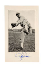 DIZZY DEAN SIGNED BOOK PAGE.