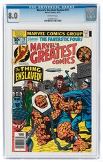 MARVEL'S GREATEST COMICS #73 OCTOBER 1977 CGC 8.0 VF.