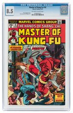 MASTER OF KUNG FU #18 JUNE 1974 CGC 8.5 VF+.