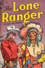 LONE RANGER V3 #25-36 DELL FILE 1950-1951 BOUND VOLUME.