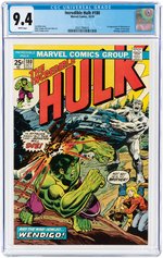 INCREDIBLE HULK #180 OCTOBER 1974 CGC 9.4 NM (FIRST WOLVERINE CAMEO).