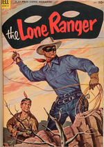 LONE RANGER V7 #73-84 DELL FILE 1954-1955 BOUND VOLUME.