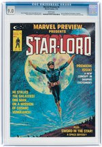 MARVEL PREVIEW #4 JANUARY 1976 CGC 9.0 VF/NM (FIRST STAR-LORD).