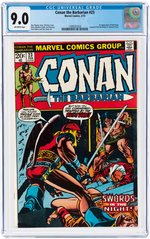 CONAN THE BARBARIAN #23 FEBRUARY 1973 CGC 9.0 VF/NM (FIRST RED SONJA).