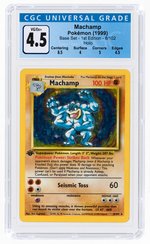 1999 POKÉMON BASE SET MACHAMP 8/102 HOLO 1ST EDITION CGC 4.5 VG/EX+.