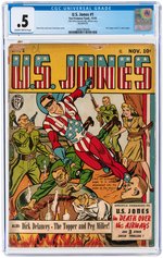 U.S. JONES #1 NOVEMBER 1941 CGC 0.5 POOR.