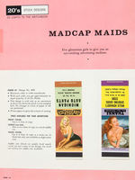 MATCHBOOK SALESMAN’S SAMPLE CATALOGUE 1961.