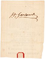 SCOTT & GRAHAM "STATE OF VIRGINIA" RARE 1852 WHIG PARTY BALLOT.