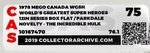 MEGO THE INCREDIBLE HULK 12.5" FIGURE CANADIAN BOX FLAT PARKDALE NOVELTY CO., LTD. CAS 75.