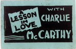 CHARLIE McCARTHY 8-PAGER.