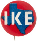 EISENHOWER "IKE" TEXAS BUTTON VARITY PAIR.