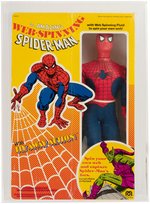 MEGO 12.5" AMAZING WEB-SPINNNING SPIDER-MAN W/FLY AWAY ACTION CAS QUALIFIED 75+.