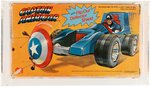 MEGO CAPTAIN AMERICAR IN ILLUSTRATED BOX CAS 75 LOOSE.