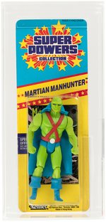 SUPER POWERS COLLECTION - MARTIAN MANHUNTER CANADIAN 8 BACK SMALL CARD AFA 85 NM+.