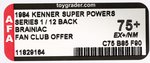 SUPER POWERS COLLECTION - BRAINIAC AFA 75+ EX+/NM.