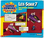 SUPER POWERS COLLECTION - LEX LUTHOR AFA 75 EX+/ NM & LEX-SOAR 7 VEHICLE IN BOX.