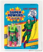 SUPER POWERS COLLECTION - LEX LUTHOR AFA 75 EX+/ NM & LEX-SOAR 7 VEHICLE IN BOX.