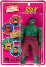 MEGO "WORLD'S GREATEST SUPER-HEROES" THE INCREDIBLE HULK ACTION FIGURE ON CARD.