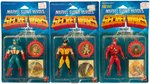 SECRET WARS LOT OF THREE ACTION FIGURES CARDED.