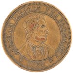 "ABRAHAM LINCOLN FOR PRESIDENT 1864" CAMPAIGN MEDAL.