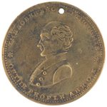 VAN BUREN SUB-TREASURY 1840 CAMPAIGN HARD TIMES TOKEN.