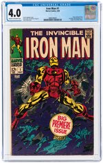 IRON MAN #1 MAY 1968 CGC 4.0 VG.