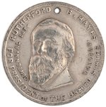 HAYES & WHEELER HIGH RELIEF CAMPAIGN MEDAL DeWITT 1876-6.