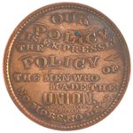 LINCOLN "THE MEN WHO MADE THE UNION" 1860 CAMPAIGN MEDAL.