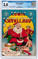 COMIC CAVALCADE #5 WINTER 1943 CGC 3.0 GOOD/VG.