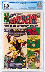 DAREDEVIL #1 APRIL 1964 CGC 4.0 VG (FIRST DAREDEVIL).