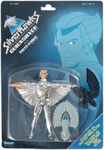 SILVERHAWKS QUICKSILVER WITH TALLY-HAWK CARDED ACTION FIGURE.