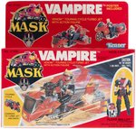 M.A.S.K. VAMPIRE FACTORY-SEALED VEHICLE AND ACTION FIGURE.