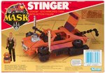 M.A.S.K. STINGER FACTORY-SEALED VEHICLE AND ACTION FIGURE.