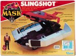 M.A.S.K. SLINGSHOT FACTORY-SEALED VEHICLE AND ACTION FIGURE.