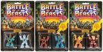 BATTLE BEASTS SERIES 2 CARDED FIGURE TRIO.