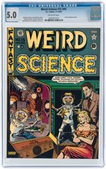 WEIRD SCIENCE #15 (#4) NOVEMBER-DECEMBER 1950 CGC 5.0 VG/FINE.