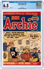 ARCHIE COMICS #56 MAY-JUNE 1952 CGC 6.5 FINE+.