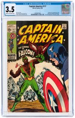 CAPTAIN AMERICA #117 SEPTEMBER 1969 CGC 3.5 VG- (FIRST FALCON).