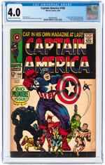 CAPTAIN AMERICA #100 APRIL 1968 CGC 4.0 VG.