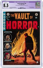 VAULT OF HORROR #36 APRIL-MAY 1954 CGC RESTORED 8.5 SLIGHT (C-1) VF+.