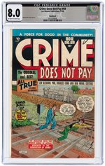 CRIME DOES NOT PAY #69 NOVEMBER 1948 CGC 8.0 VF ROCKFORD PEDIGREE.