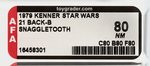 STAR WARS - SNAGGLETOOTH 21 BACK-B AFA 80 NM.