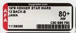 STAR WARS - JAWA 12 BACK-B AFA 80+ NM.