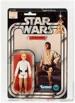 STAR WARS - LUKE SKYWALKER 12 BACK-A AFA 75 EX+ (TAIWAN/DARK PANTS).