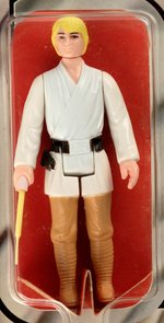 STAR WARS - LUKE SKYWALKER 12 BACK-A AFA 75 EX+ (TAIWAN/DARK PANTS).