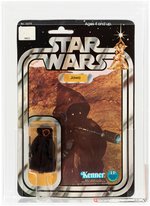 STAR WARS - JAWA 12 BACK-A AFA 70 EX+ (SQUARE BUBBLE/PLASTIC TRAY).